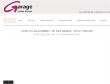 Tablet Screenshot of garage-luond.ch